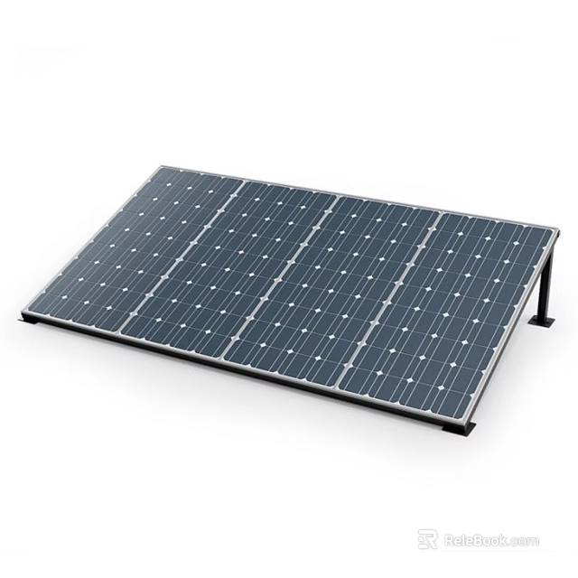 High Efficiency Industrial Photovoltaic Solar Panel Module For Renewable Energy Systems 3d model 