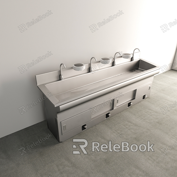 Modern wash basin medical stainless steel wash basin model