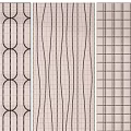 Pastel Pink White And Beige Textured Wall Designs With Circular Vertical Stripe And Grid Patterns