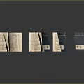 Traditional Open Books With Dark Blue Covers And Light Colored Pages At Various Angles