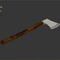 Tomahawk Axe Wooden Axe Handle Axe Mountain Axe Chopping Wood Axe Chopping Wood Axe Magic Axe 3d model