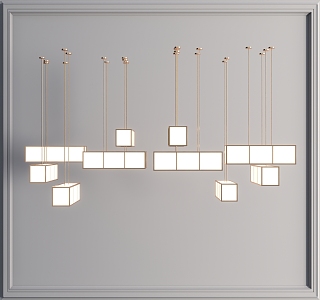 Modern Chandelier Decorative Chandelier 3d model