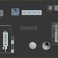 Stainless Steel Industrial Processing Equipment With Storage Tanks Pipes And Metal Frames