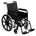 Sturdy Medical Wheelchair With Ergonomic Design Large Wheels Armrests And Footrests