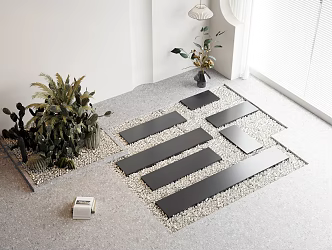 Modern Ting Step 3d model