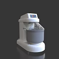 Kitchen Electric Dough Mixer with White Body Stainless Steel Whisk and Digital Control Panel