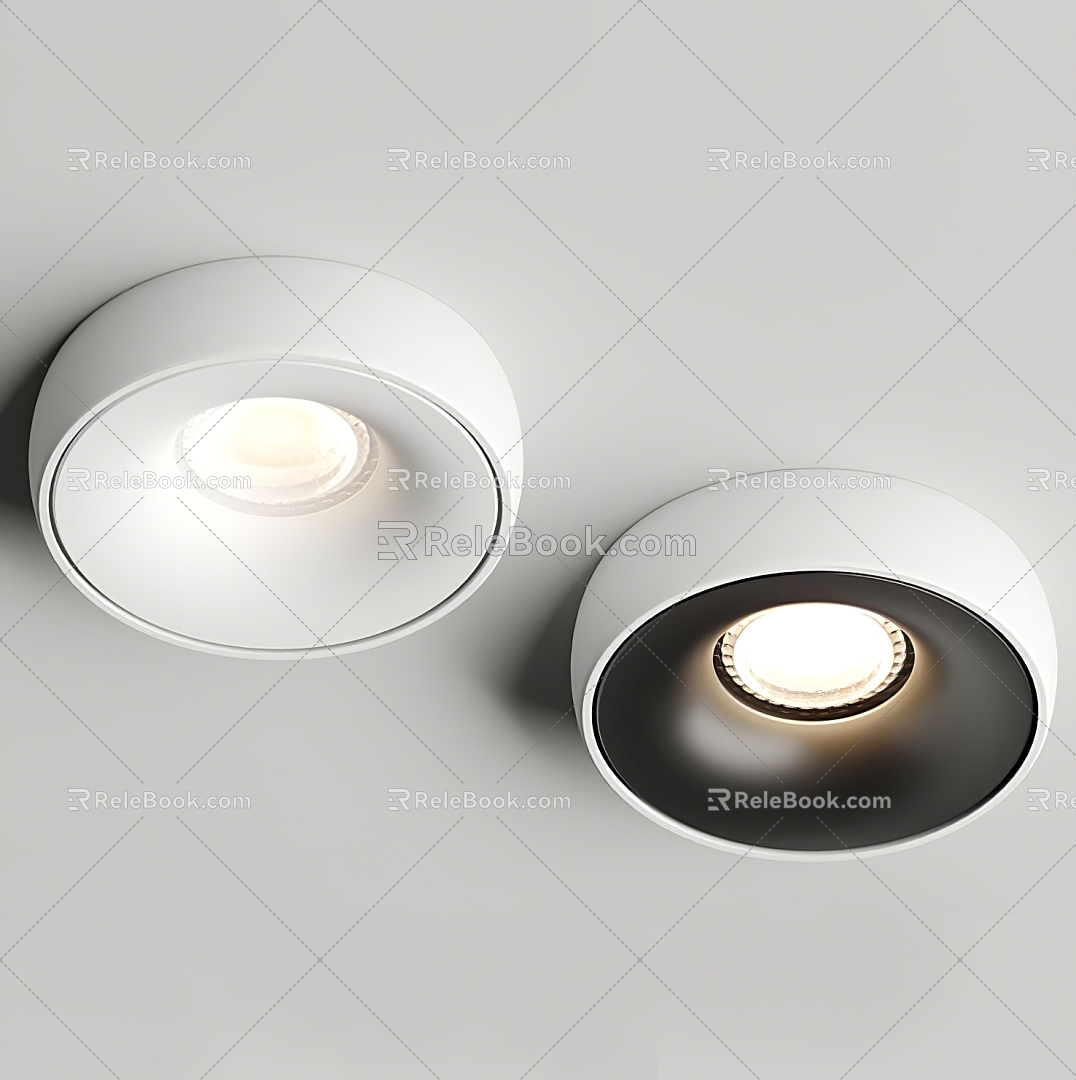 Modern downlight open-mounted downlight spotlight 3d model