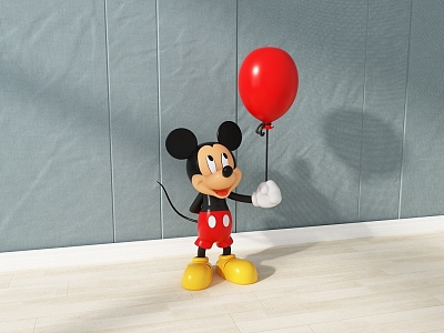 Mickey Mouse Toy Handset 3d model