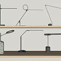 Modern table lamp 3d model