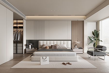 Modern Bedroom 3d model