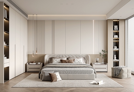 Modern Bedroom Home Bedroom 3d model