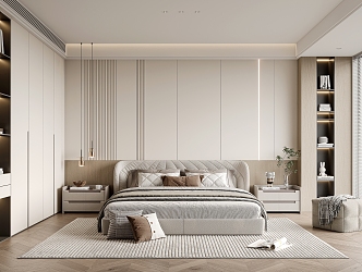 Modern Bedroom Home Bedroom 3d model