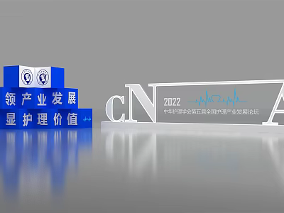 2022 Chinese Nursing Association Specialized Nurses Industry Development Forum With Nursing Value 3d model