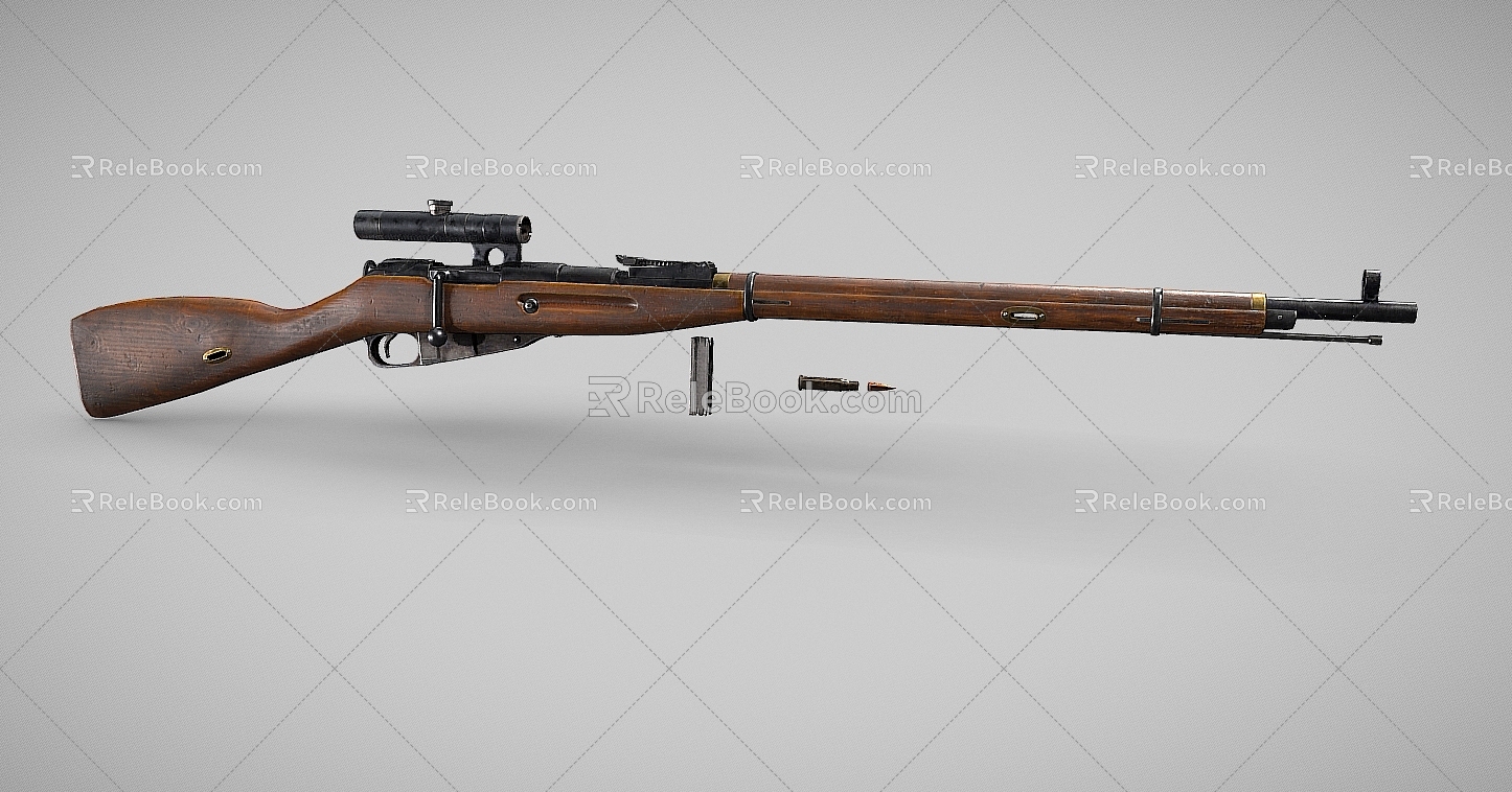 Modern Rifle 3d model