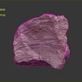 Natural Layered Rock Formation With Rough Gray Textured Geological Surface