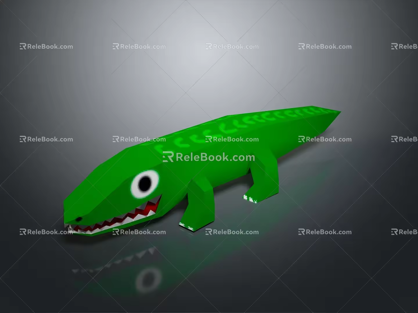 Crocodile Alligator Nile Crocodile carnivore reptile cold-blooded animal reptile 3d model