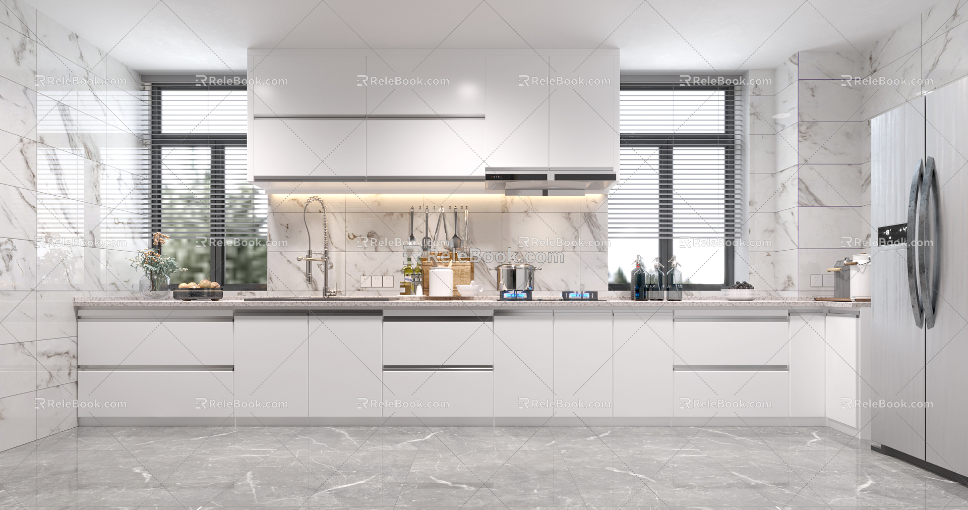 Modern Kitchen Simple Kitchen 3d model