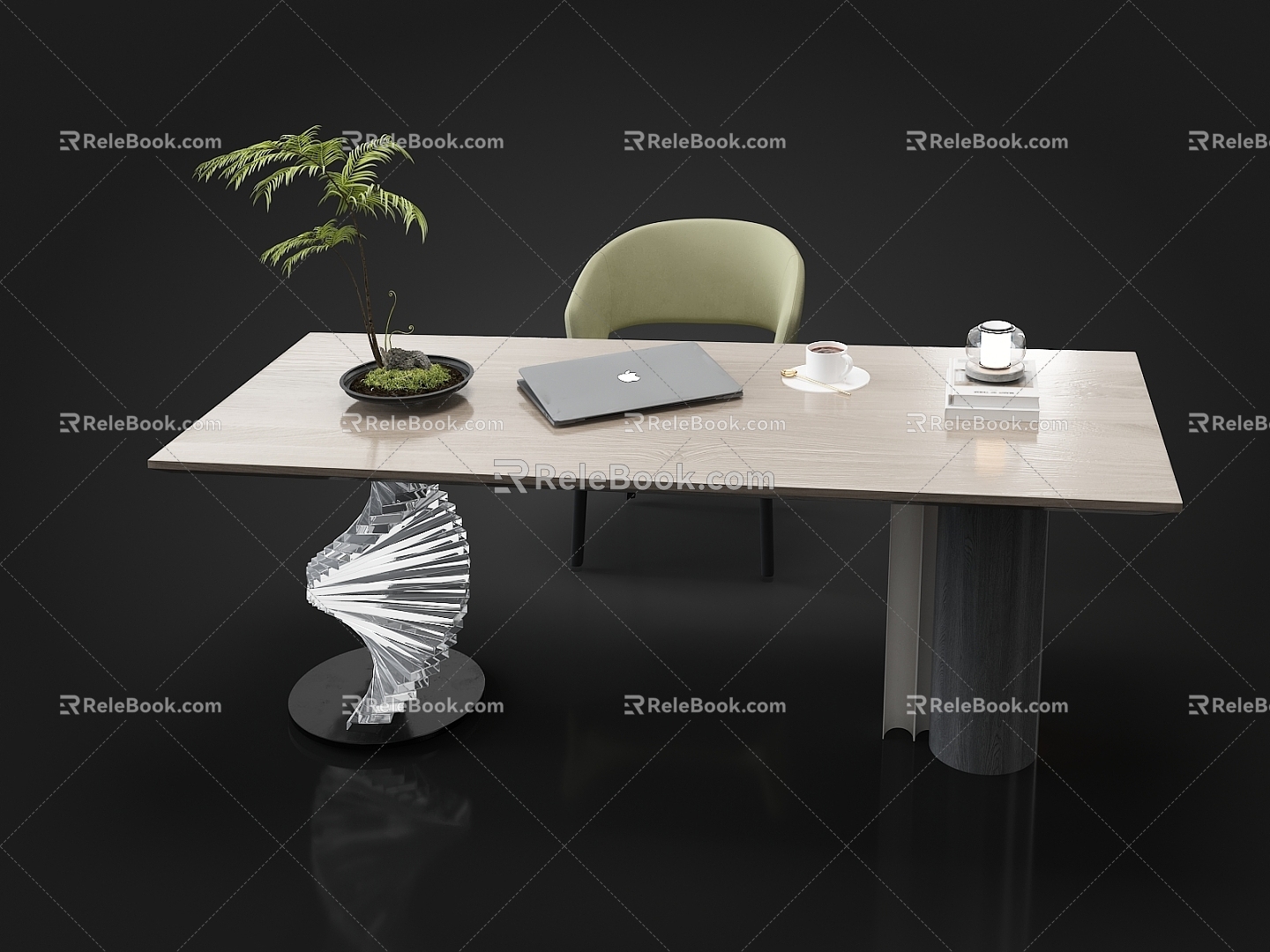 Modern Desk 3d model