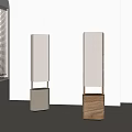 Ancient Floor Lamp in Silent Wind 3d model