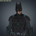Modern Game Character Batman Character 3d model