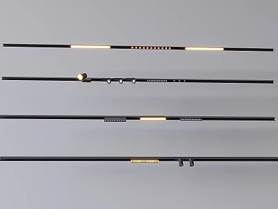 Stylish Modern Downlights And Spotlights With Various Designs For Indoor Ceiling Lighting 3d model