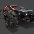 Sci-fi buggy 3d model