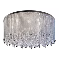 Gorgeous Crystal Ceiling Light With Hanging Pendants And Sparkling Design Elements 3d model