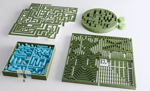 Modern Labyrinth 3d model