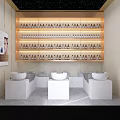 Modern Hair Beauty Salon Interior Design With Styling Chairs Mirrors Product Shelves And Reception Desk