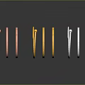Fashionable Metal Bracelets in Pink Gold and Silver with Sleek Reflective Finish Design