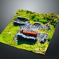 Monuments Sites Sites Sites Ruins Castle Fortress Ancient Castle Ancient Ruins Realistic 3d model