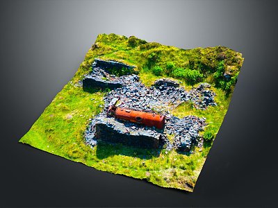 Monuments Sites Ruins Castle Fortress Ancient Castle Ancient Ruins Realistic 3d model