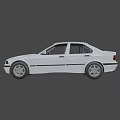 Silver Four Door Sedan Car With Classic Design And Sleek Body Lines