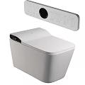 Sleek Modern White Toilet Design With Smart Control Panel And Clean Contemporary Features