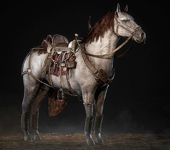 horse saddle 3d model