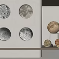 Modern wall lamp lunar wall lamp lunar table lamp 3d model