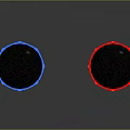 Blue and Red Long Writing Tools as Daily Living Essentials