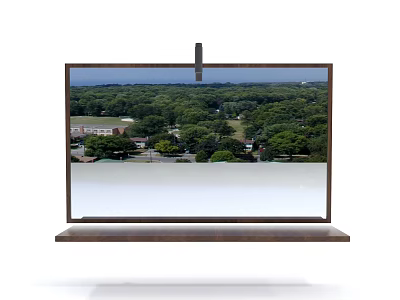 Mirror Mirror Plane Mirror Bathroom Mirror Cosmetic Mirror Full-Length Mirror Decorative Mirror Advertising Mirror Full-Length Mirror Wall-Mounted Mirror Floor Mirror Special-Shaped Mirror European Mirror 3d model