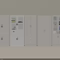 White File Cabinets With Various Styles Glass Doors Drawers And Storage Cabinets