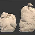 Practical Hessian Storage Bags Essential Household Items With Drawstring Closure Two Pack