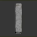 Vintage Silver Metallic Lighter With Classic Design And Smooth Surface