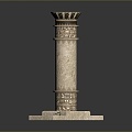 Columns Stone Columns Stone Columns Old Columns Roman Columns Roman Columns Classical Columns Greek Columns 3d model