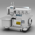 overlock sewing machine 3d model