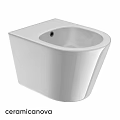 Modern White Ceramic Toilet With Sleek Design And Smooth Surface Finish