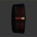 Tactical Military Weapon Drum Magazine With Red Bullet On Top Design