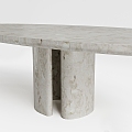 Modern dining table 3d model