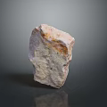 Natural Stone Wood Decorative Piece With Rustic Texture And Organic Design