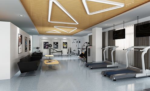 Modern Gym 3d model