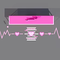 Sweet Heart Custom Pink Building With Heart Decorations And Storefront Design