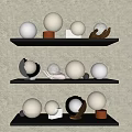 Stylish Modern Table Lamps With Various Designs Displayed On Black Shelves